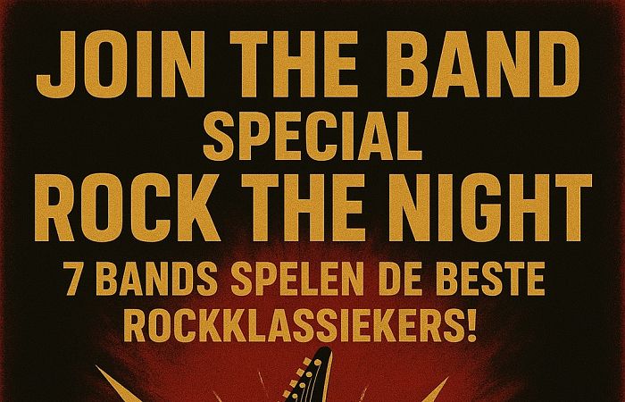 Rock The Night - vr13 feb 2026 in Stadsfabriek Alkmaar, Alkmaar - Concertcheck.nl